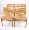 Oak Model BM1 Dining Room Chairs in the style of Børge Mogensen, 1960s, Set of 4 3