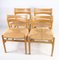 Oak Model BM1 Dining Room Chairs in the style of Børge Mogensen, 1960s, Set of 4, Image 3