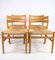Oak Model BM1 Dining Room Chairs in the style of Børge Mogensen, 1960s, Set of 4 2