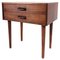 Rosewood Bedside Table or Chest of Drawers in the style of Paul Volther, 1960s 1