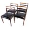 Model 61 Rosewood Dining Chairs by Harry Østergaard, 1960s, Set of 4 1