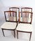 Chaises Vintage en Palissandre de Henning Sorensen, 1968, Set de 4 3