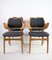 Model 107 Armchairs in Oak and Teak in the style of Hans Olsen, Set of 4 3