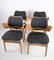 Modell 107 Armlehnstühle aus Eiche und Teak im Stil von Hans Olsen, 4er Set 2