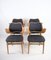 Model 107 Armchairs in Oak and Teak in the style of Hans Olsen, Set of 4, Image 4