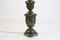Lámpara de pie italiana Art Déco de bronce y cerámica, años 30, Imagen 6