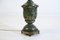 Lámpara de pie italiana Art Déco de bronce y cerámica, años 30, Imagen 5