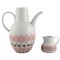 Porcelain Lotus Coffee Pot with Heater by Bjørn Wiinblad for Rosenthal 1980s, Set of 3 1