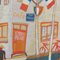 Raymond Debiève, Café de la Place, años 70, Gouache sobre papel, enmarcado, Imagen 14