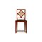 Blue and Brown Wood & Leather 458 Sa 65 Chair from WK Wohnen, Image 6