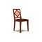 Blue and Brown Wood & Leather 458 Sa 65 Chair from WK Wohnen 1