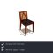 458 Sa 65 Stuhl aus Holz & Leder in Blau & Braun von WK Wohnen 2