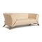 Cremefarbenes Modell 322 3-Sitzer Sofa von Rolf Benz 7