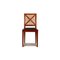 458 Sa 65 Stuhl aus Holz & Leder in Blau & Braun von WK Wohnen 6