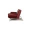 Red Leather Smala 3-Seater Sofa from Ligne Roset 12