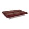 Red Leather Smala 3-Seater Sofa from Ligne Roset, Image 2