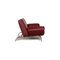 Red Leather Smala 3-Seater Sofa from Ligne Roset 10