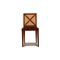 458 Sa 65 Stuhl aus Holz & Leder in Blau & Braun von WK Wohnen 6