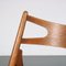 Sawbuck Chair by Hans J. Wegner for Andreas Tuck, Denmark, 1950s 7
