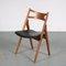 Sedia Sawbuck di Hans J. Wegner per Andreas Tuck, Danimarca, anni '50, Immagine 2