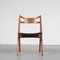 Sawbuck Chair by Hans J. Wegner for Andreas Tuck, Denmark, 1950s 6