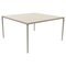 140 Xaloc Cream Glass Top Table from Mowee 1