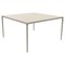 140 Xaloc Cream Glass Top Table from Mowee, Image 1