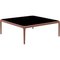 80 Xaloc Salmon Coffee Table with Glass Top from Mowee 2