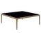 80 Xaloc Gold Coffee Table with Glass Top from Mowee 1