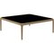 80 Xaloc Gold Coffee Table with Glass Top from Mowee 2