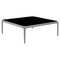 80 Xaloc Silver Coffee Table with Glass Top from Mowee 1