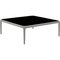 80 Xaloc Silver Coffee Table with Glass Top from Mowee 2