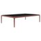 120 Xaloc Salmon Coffee Table with Glass Top from Mowee 1