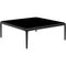 80 Xaloc Black Coffee Table with Glass Top from Mowee 2
