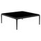 80 Xaloc Black Coffee Table with Glass Top from Mowee 1