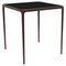 70 Xaloc Burgundy Glass Top Table from Mowee 1