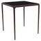 70 Xaloc Burgundy Glass Top Table from Mowee, Image 1