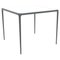 90 Xaloc Grey Glass Top Table from Mowee, Image 1