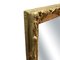 Regency Gold Foil Wood Rectangular Handcrafted Mirror, Spain, 1970s 4