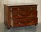 Antique Victorian Flamed Mahogany Chest of Drawers with Porcelain Castors, 1860 16