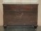 Antique Victorian Flamed Mahogany Chest of Drawers with Porcelain Castors, 1860 14