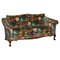 Mulberry Silk Velvet Sporting Life with Claw & Ball Feet Sofa 1