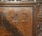 Charles I Jacobean Hand Carved English Oak Linen Trunk, 1642 11