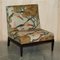 Norris Armchairs in Mulberry with Flying Ducks Upholstery from George Smith, 2022, Set of 2 15