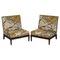 Norris Armchairs in Mulberry with Flying Ducks Upholstery from George Smith, 2022, Set of 2 1