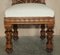 Antique Italian Ornate Carved Throne Chairs with Griffins & Dragons, 1860, Set of 2 13