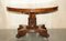 Victorian Pollard Oak Hand Carved Centre Occasional Table, 1840s, Image 2