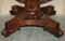 Victorian Pollard Oak Hand Carved Centre Occasional Table, 1840s, Image 12