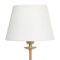 Medium Uno Table Lamp in Raw Brass from Konsthantverk 2