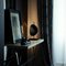 Superluna Table Lamp in Black by Victor Vaisilev for Oluce 4
